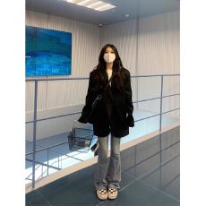 批发高级感黑色西装外套女秋季2026新款韩系小个子宽松西服套装上衣