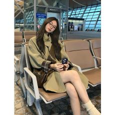 批发风衣外套女款2026新款秋季巨好看短款小个子英伦风穿搭大衣