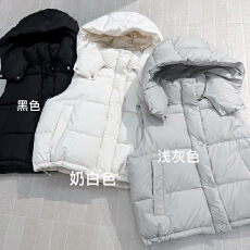 批发lulu同款四格羽绒马甲女短款2026冬季新款小个子马夹坎肩冬季<b class='q'>外套</b>