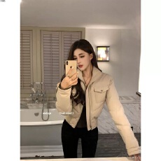 批发短款加厚夹克棉服女收腰机车外套2026年秋<b class='q'>冬</b>时尚新款百搭外套