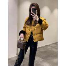 批发新中式国风黄色盘扣夹棉<b class='q'>外套</b>女2025秋冬新款高级感唐装年轻款棉服