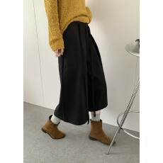 批发西子呢料宽松七分阔腿裤休闲裤 2025高腰气质小个子女裤