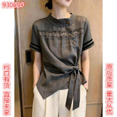 批发2026年夏季新品法式设计感小众时尚气质<b class='q'>女装</b>独特漂亮超好看上衣女