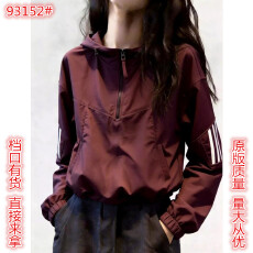批发轻熟风连帽拉链短外套2026年秋季新款宽松显瘦休闲运动<b class='q'>防晒</b>衣百搭