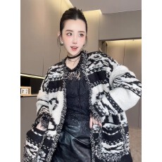 批发慵懒风流苏毛边宽松毛衣开衫<b class='q'>外套</b>女2025秋冬新款休闲<b class='q'>显瘦</b>女装上衣