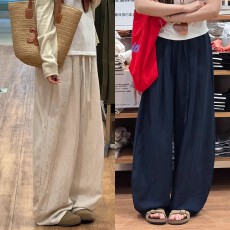 批发棉麻<b class='q'>裤</b>子夏薄款<b class='q'>大码</b>胖mm显瘦宽松阔腿凉凉<b class='q'>裤</b>女款冰丝亚麻<b class='q'>裤</b>防晒<b class='q'>裤</b>