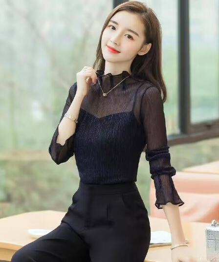 한 팬 루즈핏 봄 가을 패션 품격 2 세트 슬림해 보이는 맨위