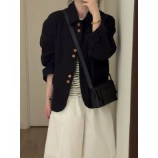 批发韩系短外套女<b class='q'>春</b>秋季2025新款早秋薄外套休闲巨好看的短款夹克初秋
