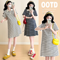 批发有货   有货  实拍2026 夏季新款   孕妇短袖连衣裙