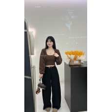 批发2025秋季新款韩系温柔风减龄百搭<b class='q'>宽松</b>显瘦针织开衫+吊带背心套装