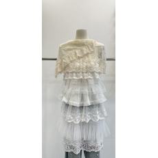 批发陈奶奶韩系ins蕾丝屁帘<b class='q'>时尚</b>百搭叠穿绑带系半身裙子