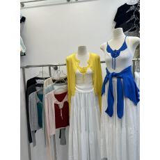 批发2026年夏季新款韩系设计感褶皱纯欲<b class='q'>不规则</b>吊带背心显瘦修身上衣女