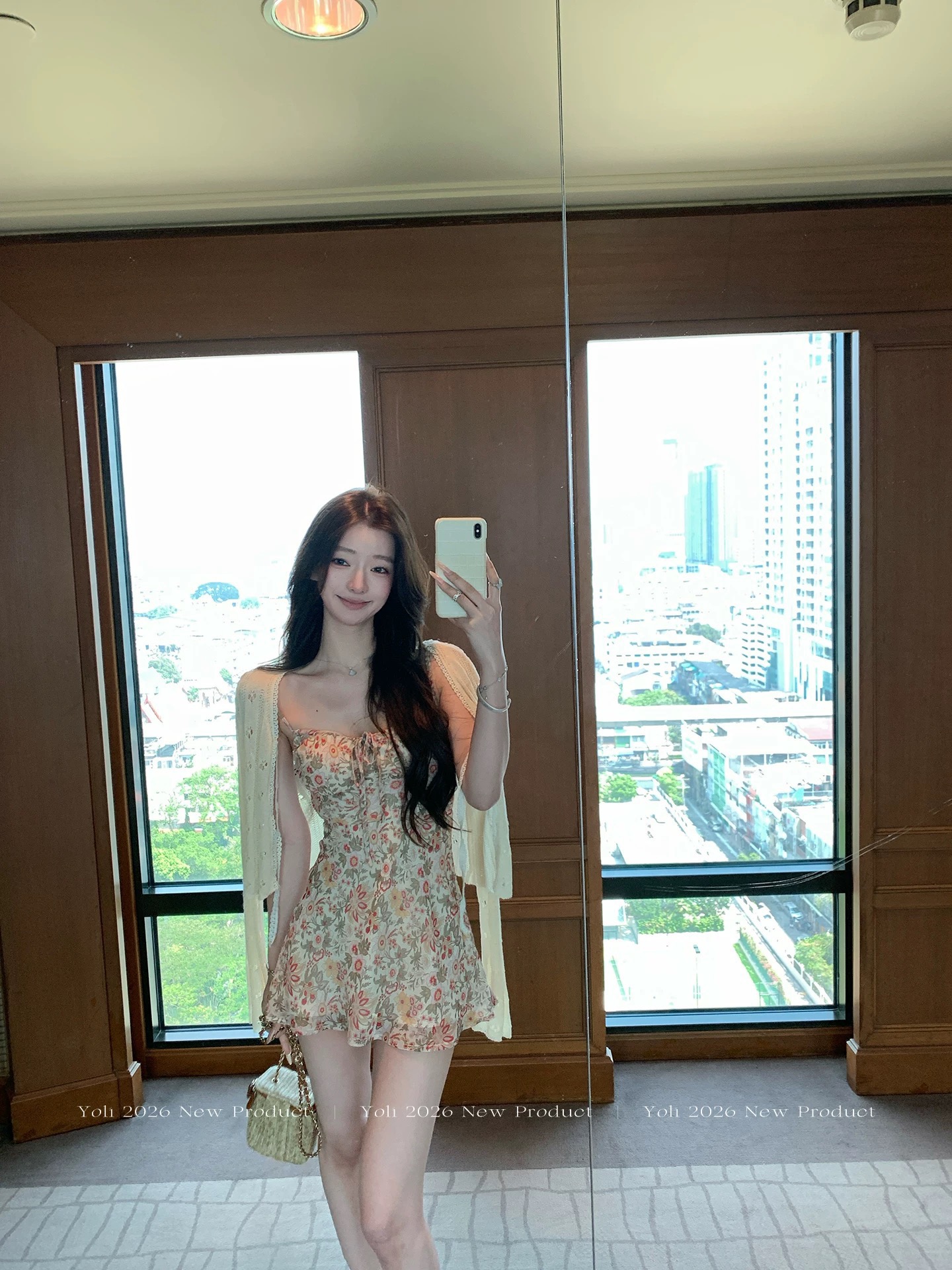 yoli 장 宥 이익 꽃 반사하다 여름 꽃무늬 여성 드레스 봄 프랑스식 순수한 욕망 휴가 바람 꽃무늬 슬립 미니 스커트