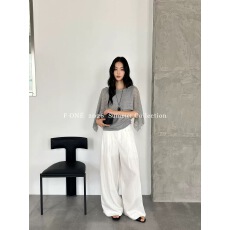 批发FONE2026年夏季均码套头毛针织衫简约风宽松型女装简洁<b class='q'>时尚</b>舒适