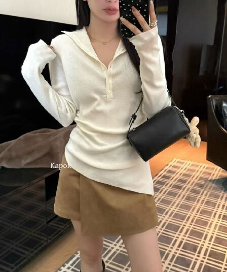 반하이넥 스웨터 기본 셔츠 여성 긴 소매 스택 착용 가을 겨울철 새로운 고급 센스 품격 인사이드 가져 가라. 니트 맨위 트렌디