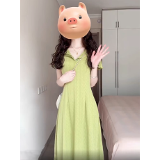 批发法式气质哺乳连衣裙子<b class='q'>夏</b>季新款高级感小个子显瘦长裙
