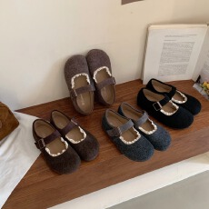 批发绒面玛丽珍蕾丝花边内增高2025春季<b class='q'>休闲</b>百搭复古<b class='q'>休闲</b>软底女鞋