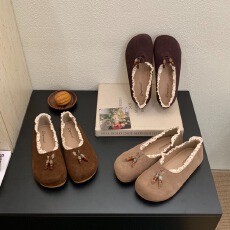 批发真皮全包款蕾丝花边森女系玛丽珍内增高秋<b class='q'>冬</b>新款百搭复古软底女鞋