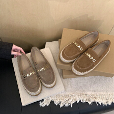 批发2026春爆款推荐 牛皮版 乐福鞋厚软底磨砂真皮渔夫女鞋 35-40码