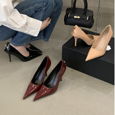 批发2026新款跟高尖头单鞋