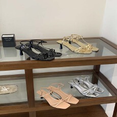 法式高级感温柔露趾细带高跟鞋女夏新款外穿配裙子仙女风细跟凉鞋