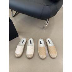 批发2025秋季新款草编渔夫包头半拖女鞋