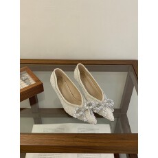 2026春季水钻珍珠秀禾高跟结婚高级感伴娘不累脚婚纱新娘婚鞋单鞋