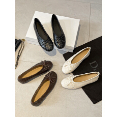 复古软底编织单鞋女2026秋新款一脚蹬豆豆鞋配裙蝴蝶结芭蕾鞋大码