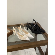 批发2026新品小香风法式百搭高跟鞋女尖头宴会网纱浅口单鞋现货35-40