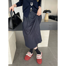 批发2025年新款平底包头真皮拖鞋毛毛女鞋