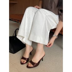 批发2026年新款高跟凉拖鞋一字拖女高跟鞋