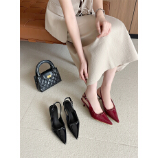 批发2026年新款高跟尖头绊带凉鞋高跟女鞋