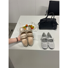 批发2026春秋法式流光小仙女双蝴蝶结方头百搭浅口玛丽珍单鞋女