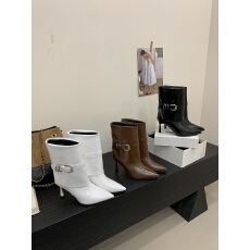 批发2025年秋季新款复古小个子尖头绑带韩版瘦瘦细高跟短筒靴女