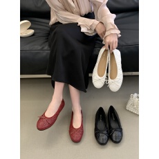 法式复古玛丽珍鞋2026年新款圆头平底浅口百搭单鞋女