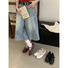 2026年春秋新款仙女风系带韩版浅口休闲舒适芭蕾舞单鞋女