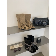 批发法式内增高小众凉靴2026年新款夏季凉鞋度假风配裙子短靴女