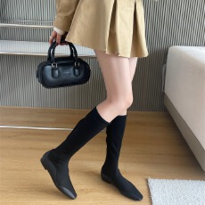 批发新款<b class='q'>瘦</b><b class='q'>腿</b>厚底运动弹力高靴包<b class='q'>腿</b>瘦瘦靴袜子靴长靴女