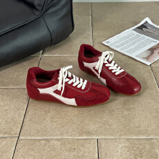 批发超火内增高阿甘鞋女秋冬时髦撞色<b class='q'>百搭</b>休闲板鞋运动德训鞋