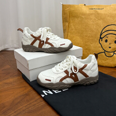 批发厚底小白鞋圆头舒适运动休闲鞋增高3.5公分