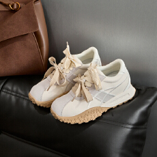 批发厚底双系带休闲德训女鞋