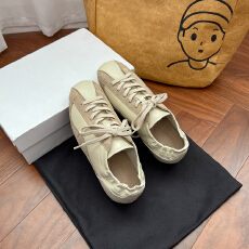 批发<b class='q'>复古</b>时尚芭蕾风拼色百搭休闲阿甘鞋