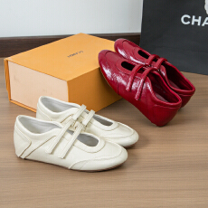 批发纯色百搭复古风休闲小众单鞋增高4公分