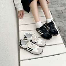 批发真皮百搭简约校园风休闲鞋增高3公分/5公分