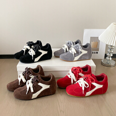 休闲德迅复古休闲百搭潮流阿甘双系带鞋增高5公分