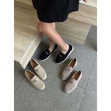 批发真皮复古百搭简约休闲舒适款乐福鞋增高3公分