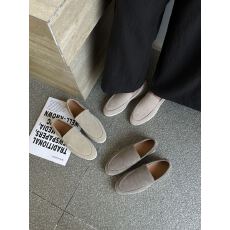 真皮休闲百搭复古舒适磨砂乐福鞋增高3公分