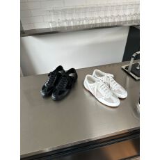 真皮纯色简约拼接设计休闲鞋总高3公分