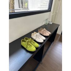 批发全真皮款糖果色闲舒适时尚休闲鞋总高3cm