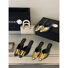 批发2026年春款细跟方头包头拖 35-40码